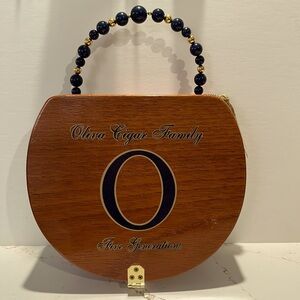 Olivia family Wooden Cigar box purse
